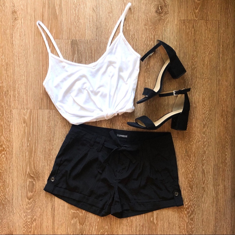 Black Silky Express Shorts